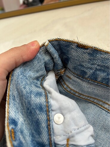 34 Beden mavi Renk Pull and bear mom jean