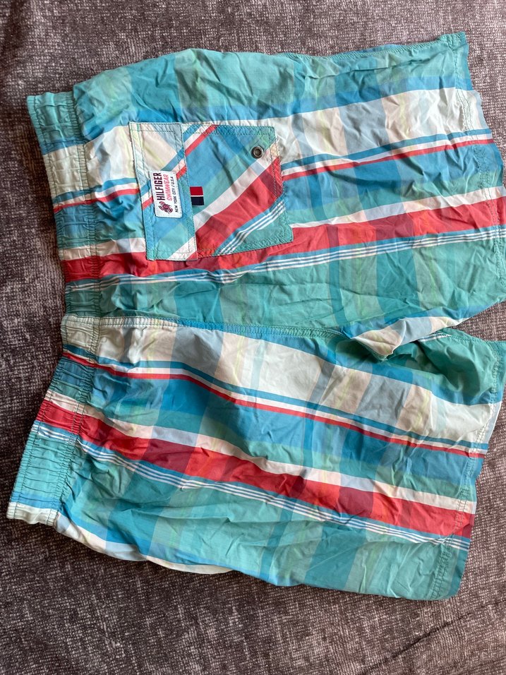 Erkek Pastel Renkli Pilili Mini Şort - Görsel 4