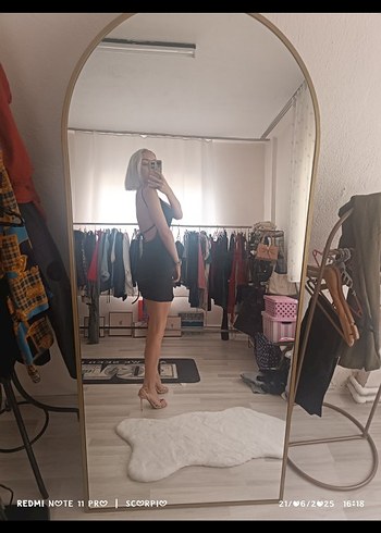 Diğer Siyah Mini Elbise