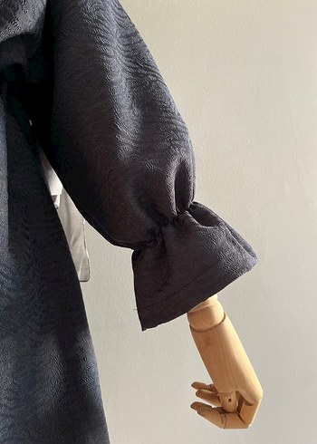 universal Beden Lacivert broker Uzun kimono