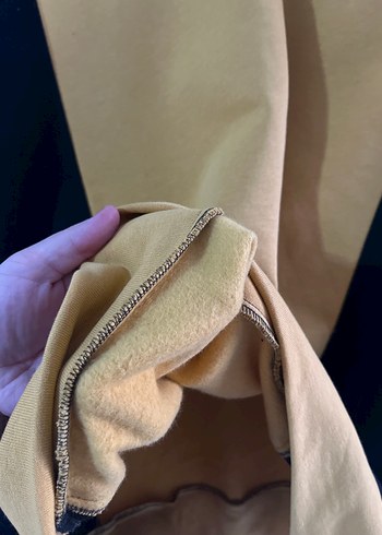 LC Waikiki Sarı Siyah Oversize Sweatshirt
