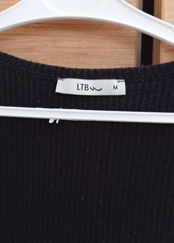 LTB Siyah Kadın Kısa Kollu Örgü Hırka
