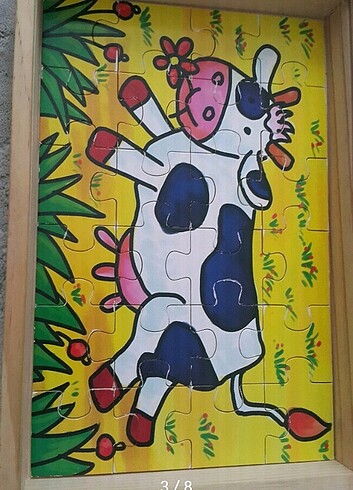 Çocuk ahşap puzzle - Görsel 2