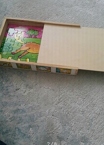 Çocuk ahşap puzzle - Görsel 4