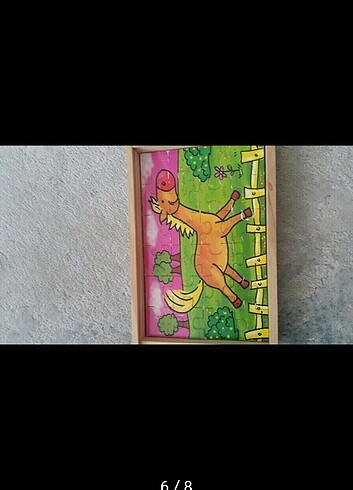 Çocuk ahşap puzzle - Görsel 5
