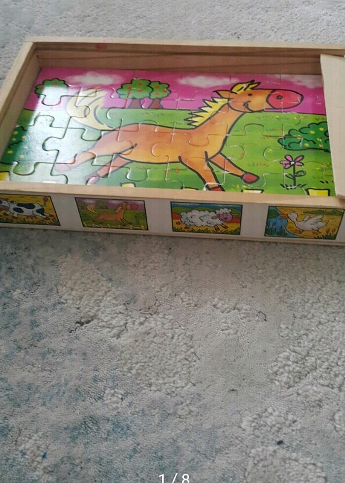 Çocuk ahşap puzzle - Görsel 3