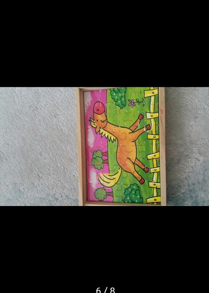 Çocuk ahşap puzzle - Görsel 5