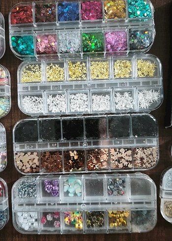 Renkli Tırnak Süslemeleri Seti - Görsel 3