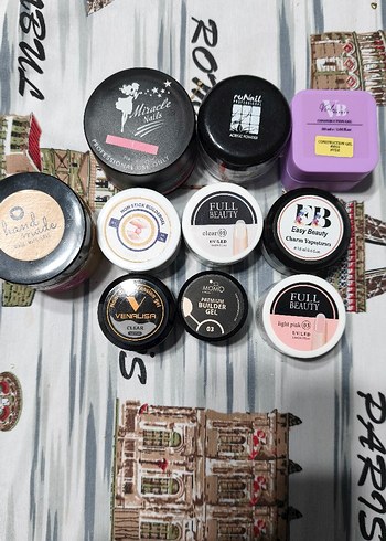 8 adet builder gel ve akrilik toz - Görsel 3