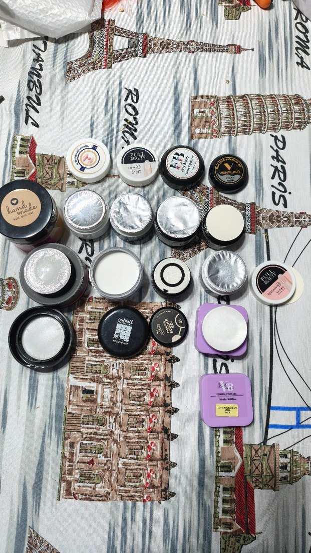 8 adet builder gel ve akrilik toz - Görsel 2