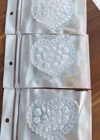 Deniz Temalı Tırnak Süs kalıpları 3 Parça Set - Görsel 5