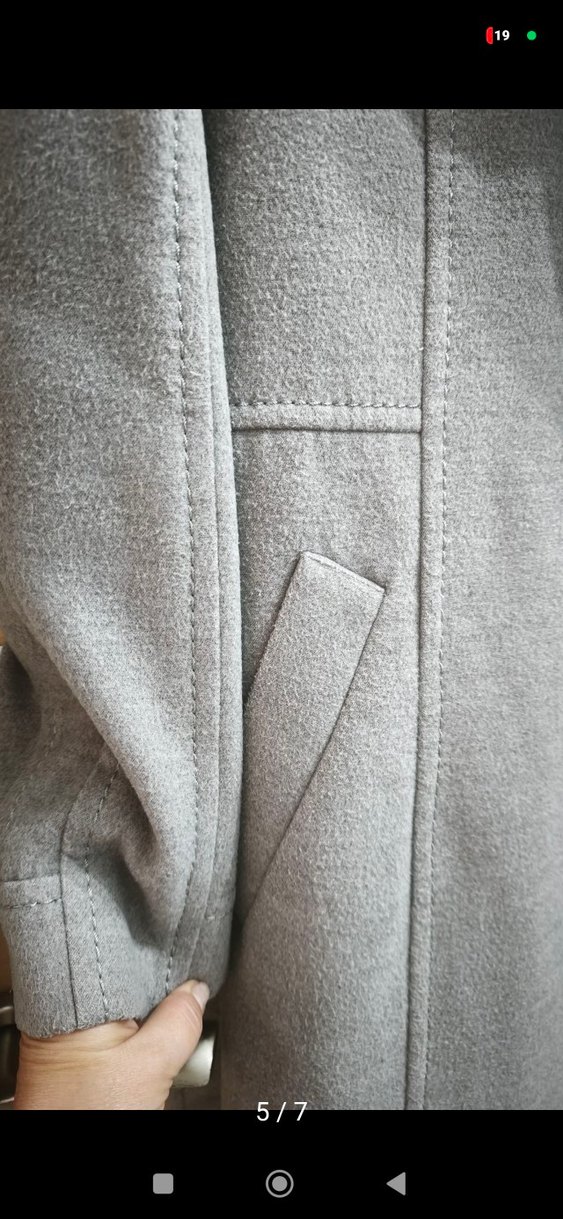 H&M Gri Kadın Kaban - Görsel 5