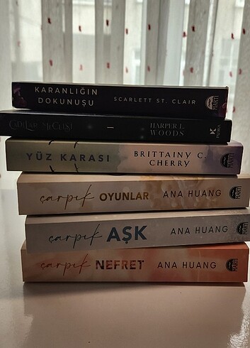 6 adet kitap