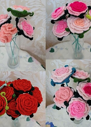 örgü güller - Görsel 5