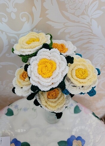 örgü güller - Görsel 13