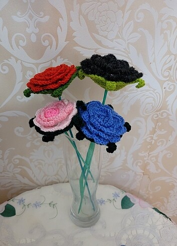 örgü güller - Görsel 16
