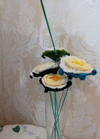 örgü güller - Görsel 17