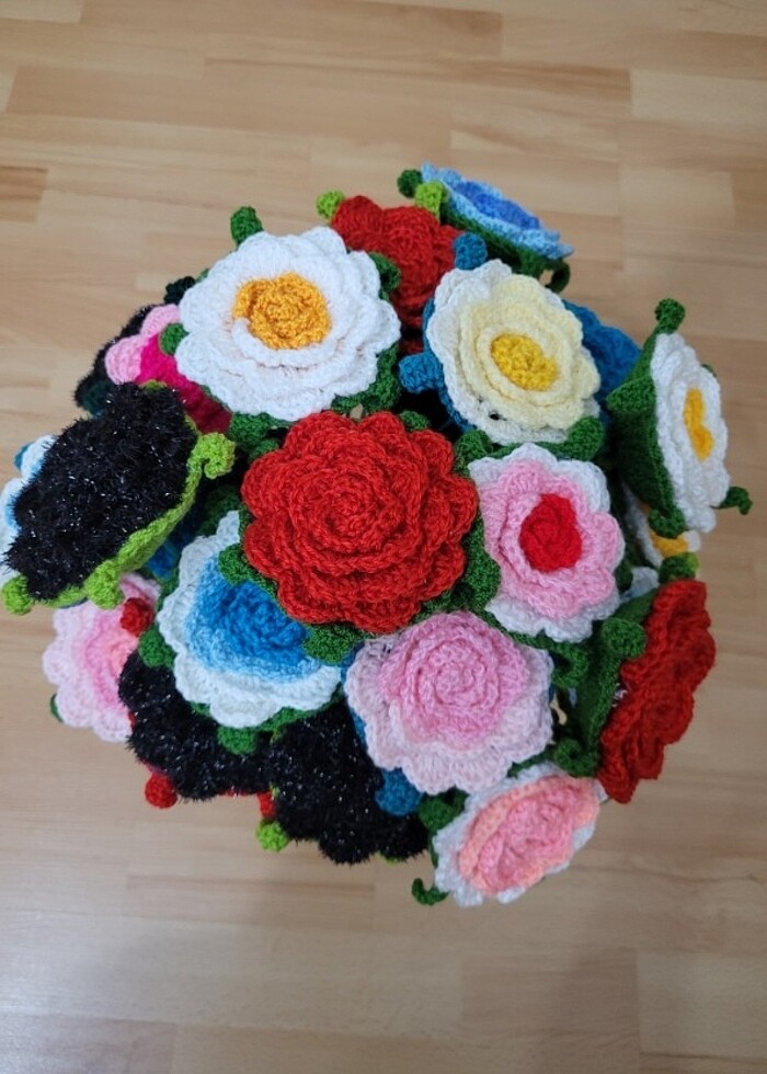 örgü güller - Görsel 2