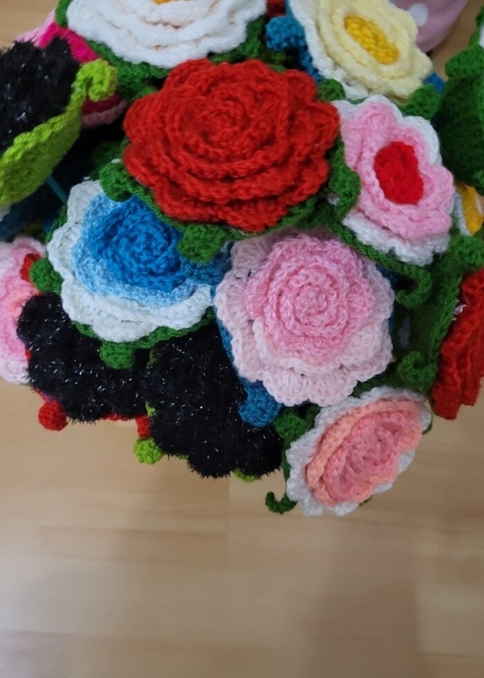 örgü güller - Görsel 3