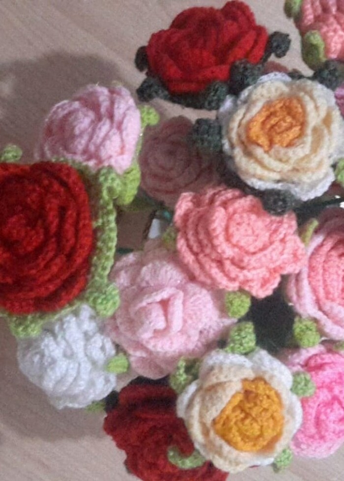 örgü güller - Görsel 2