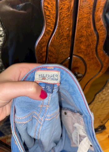 Tommy Hilfiger Kadın Mavi Denim Normal Boy Jean