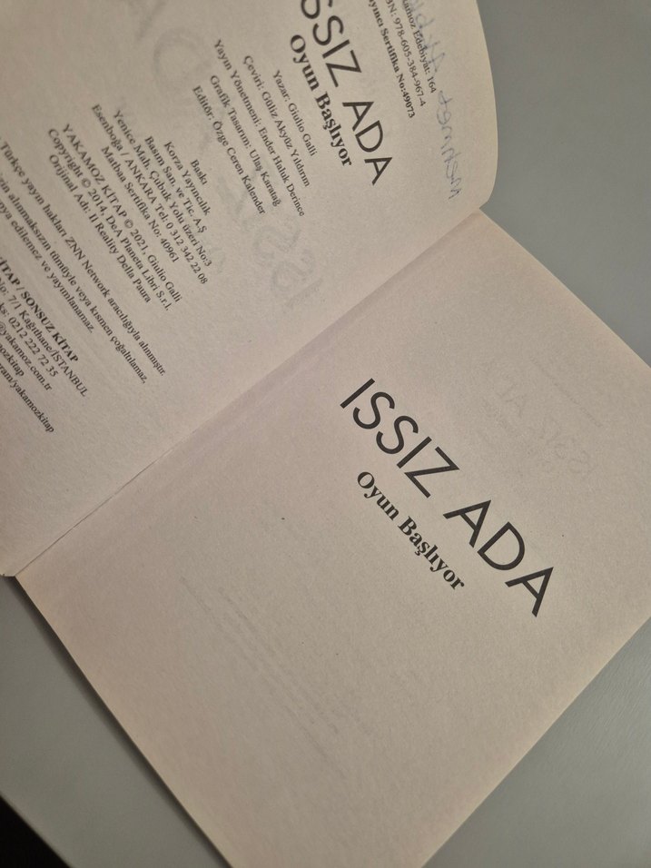 Issız Ada - Oyun Başlıyor Romanı - Görsel 4