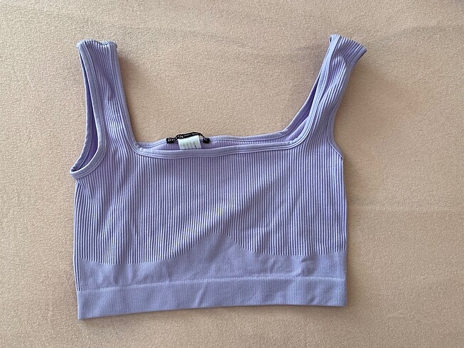 Dilvin crop askılı bluz