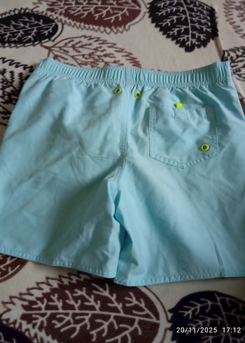 Erkek Mavi Mini Yüzme Şortu - Görsel 3