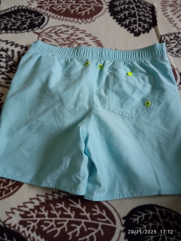 Erkek Mavi Mini Yüzme Şortu - Görsel 3