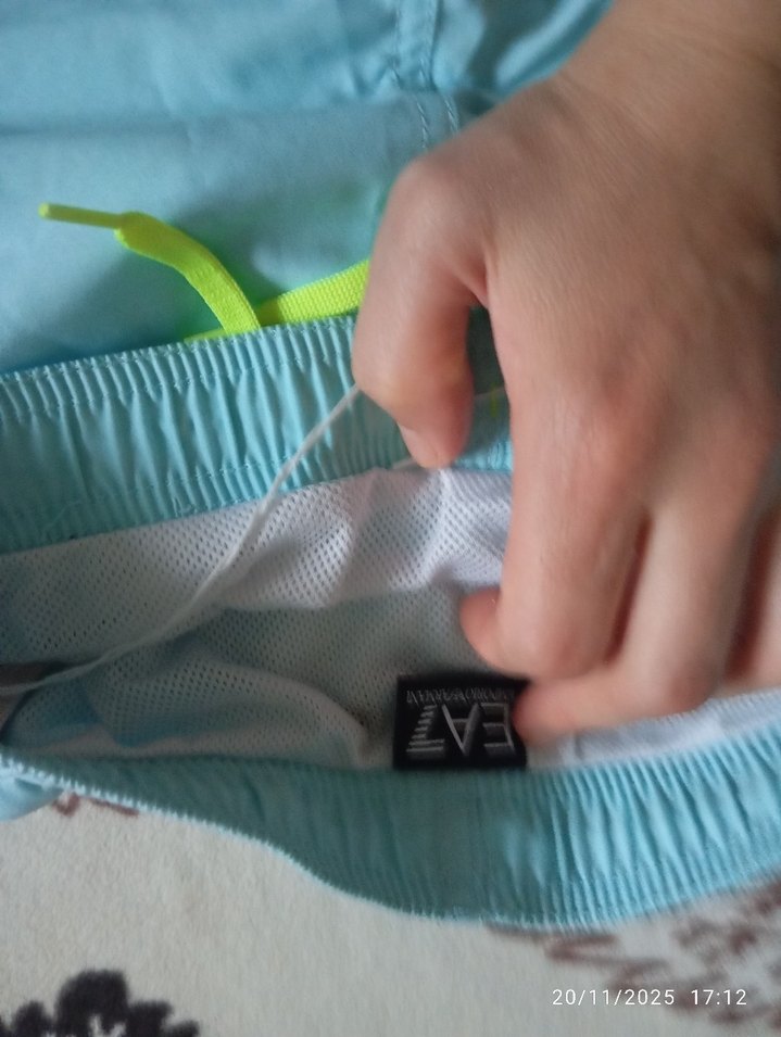 Erkek Mavi Mini Yüzme Şortu - Görsel 4