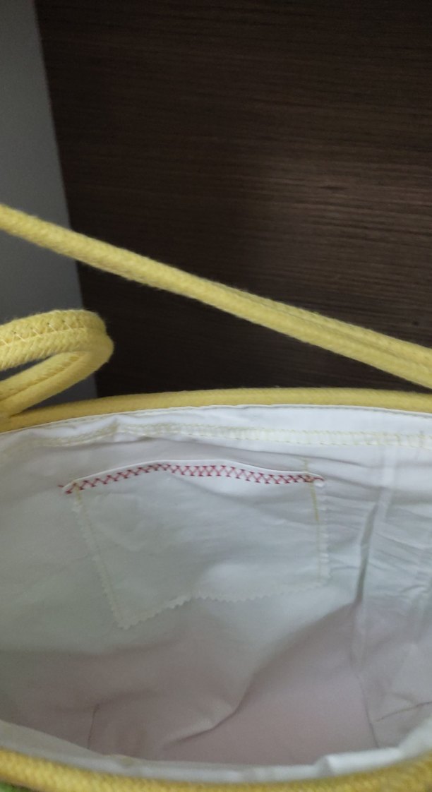 Renkli Örgü Kadın Plaj Çantası - Görsel 5