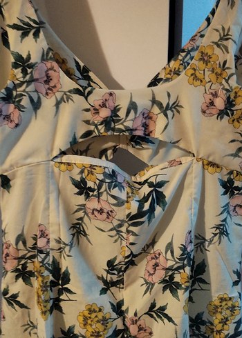 Kadın Çok Renkli V Yaka Uzun Tulum - Görsel 6