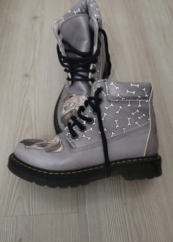 vegan deri köpek figürlü Botlar - Görsel 2