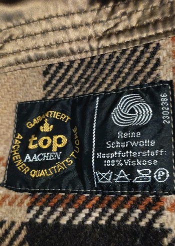 koyu bejErkek Klasik Düğmeli kaşe Kaban - Görsel 13