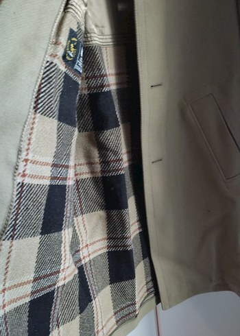 koyu bejErkek Klasik Düğmeli kaşe Kaban - Görsel 5