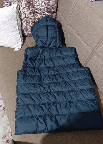 Kapüşonlu Fermuarlı Erkek Yelek - Görsel 4