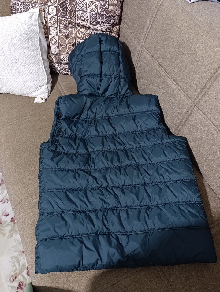 Kapüşonlu Fermuarlı Erkek Yelek - Görsel 4