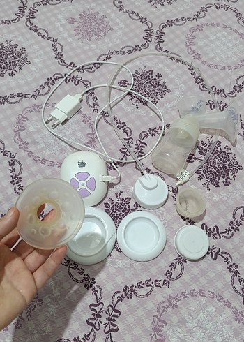 Baby Mom Tekli Elektrikli Göğüs Pompası Beyaz - Görsel 2