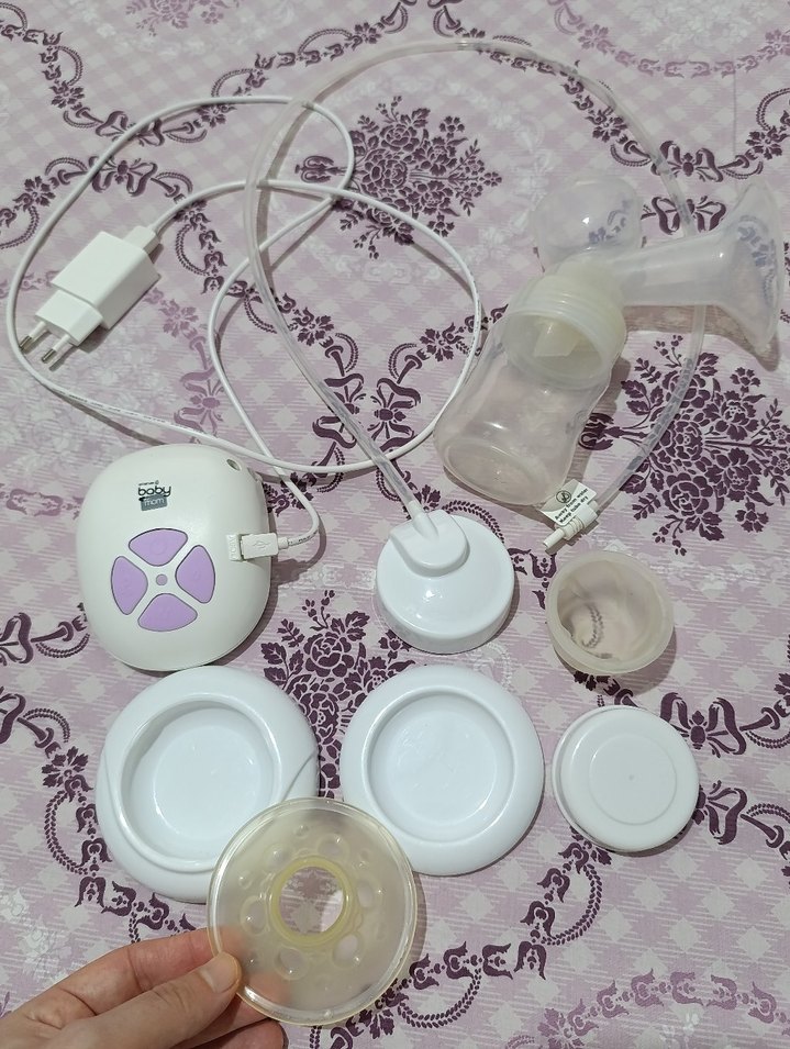 Baby Mom Tekli Elektrikli Göğüs Pompası Beyaz - Görsel 4