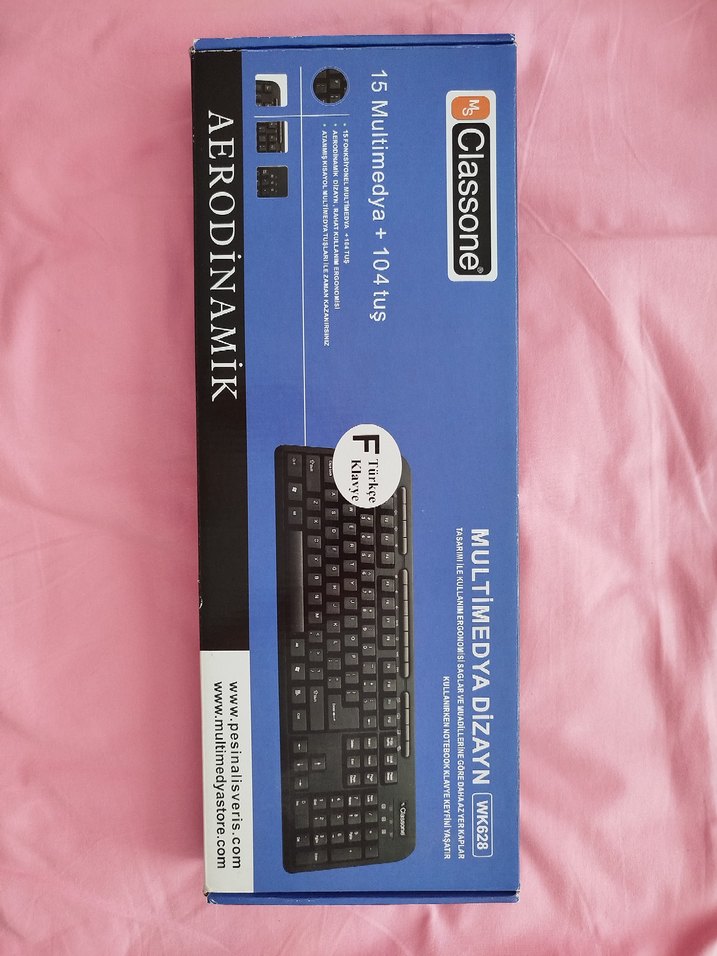 Kablolu USB Siyah F Klavye - Görsel 3