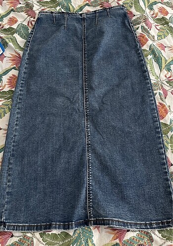 Uzun jean etek - Görsel 2