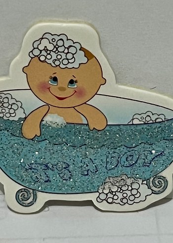 Küvet İçinde Bebek Plastik Sticker 20 ad