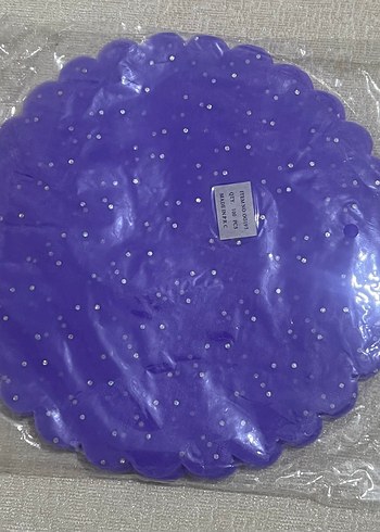 Organze Taşlı Tül 20 cm 100 ad  Mor - Görsel 2