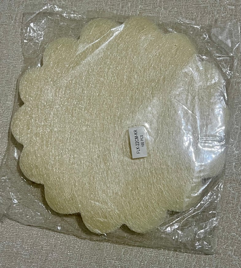 Örümcek Ağı Tül 20 cm 100 ad Krem - Görsel 2