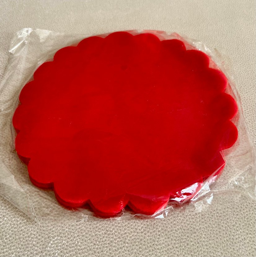 Organze Tül 22 cm 100 ad Kırmızı - Görsel 3