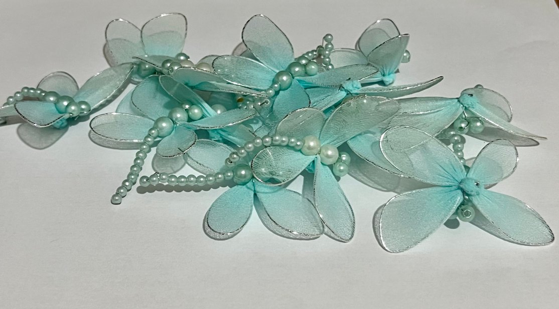 Kelebek Boncuklu Mavi 6 x 6 cm - Görsel 5