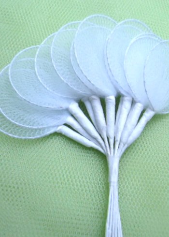 Raket Tül Mavi 100 adet - Görsel 2