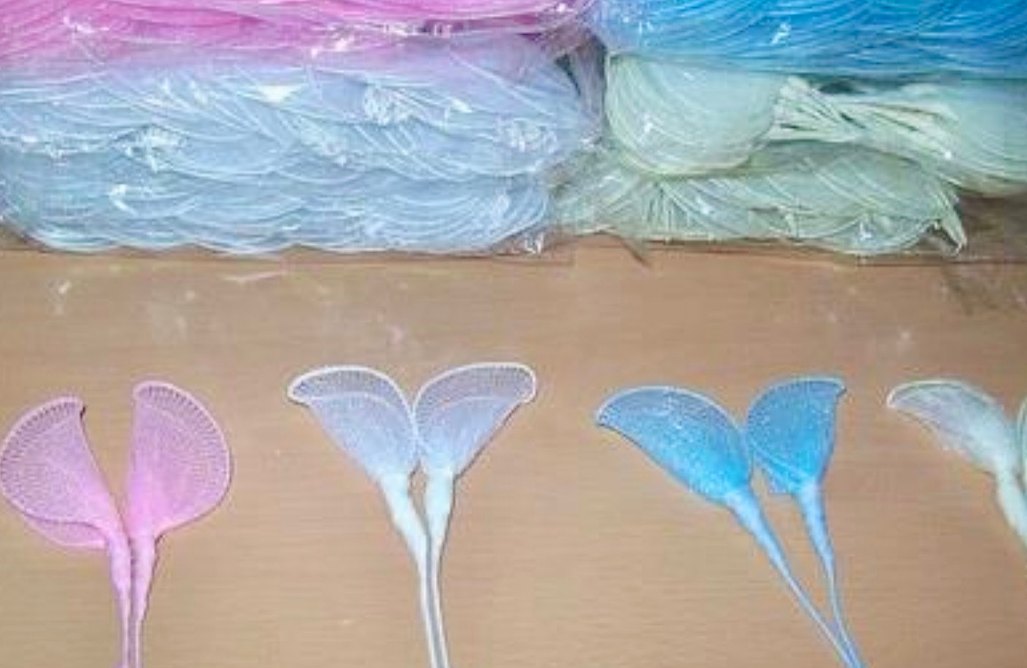 Raket Tül Mavi 100 adet - Görsel 3