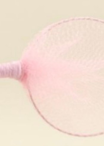 Raket Tül Pembe 100 adet - Görsel 3