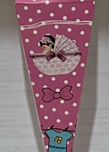 Pusetli Bebek Lokumluk 50 ad. Pembe - Görsel 3